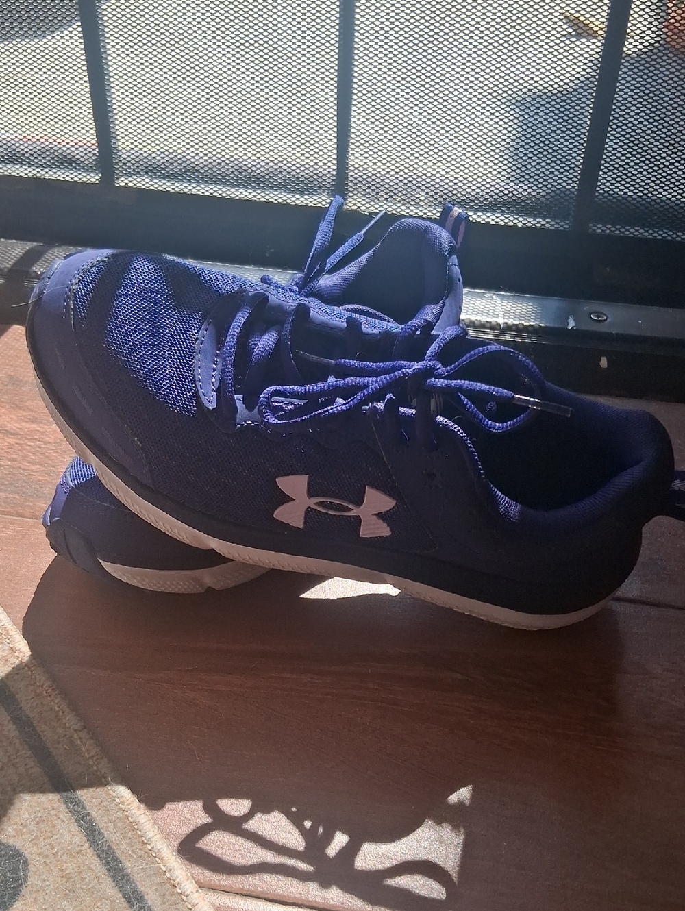 Under Armour Purple Casual Lace-Up Sneakers